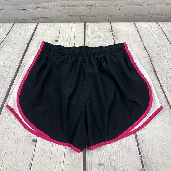 Nike Running Shorts Lot Of 2 Women’s Medium Lined Black Pink Red Dri-Fit Active - Picture 5 of 9